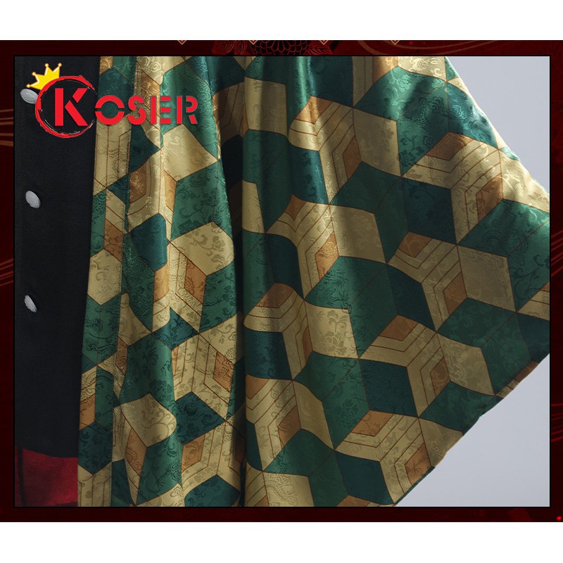 [COSER KING store] High quality fabric Demon Slayer Kimetsu NO yaiba Haori cape kamado tanjirou Kochou Shinobu kanao Agatsuma zenitsu giyuu cosplay costume cartoon anime