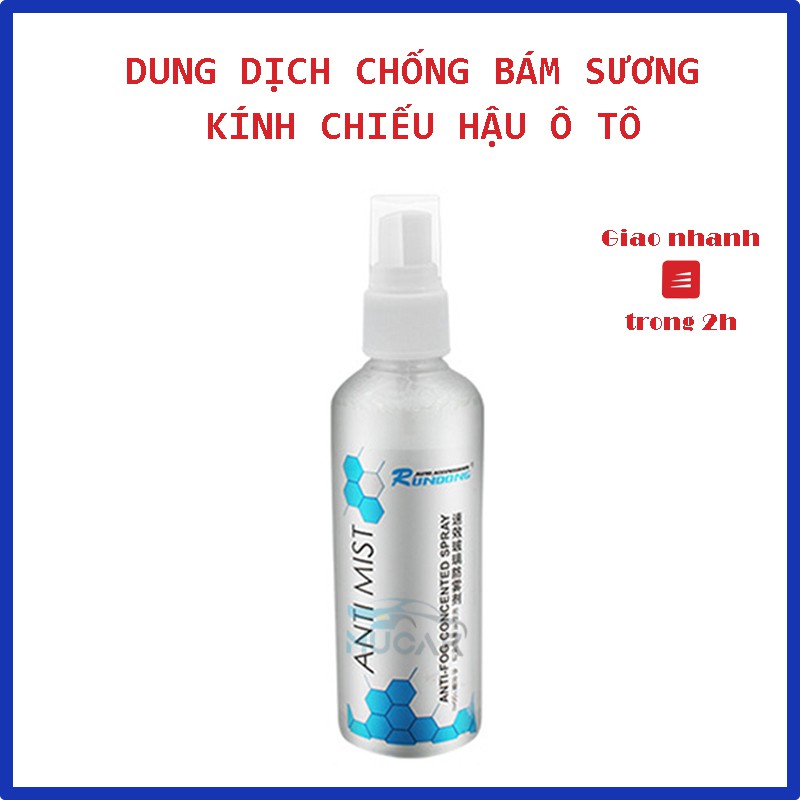 Chai xịt kính xe hơi chống bám sương mù Anti Mist 100ml - Dung dịch chống bám sương lên kính ô tô 100ml