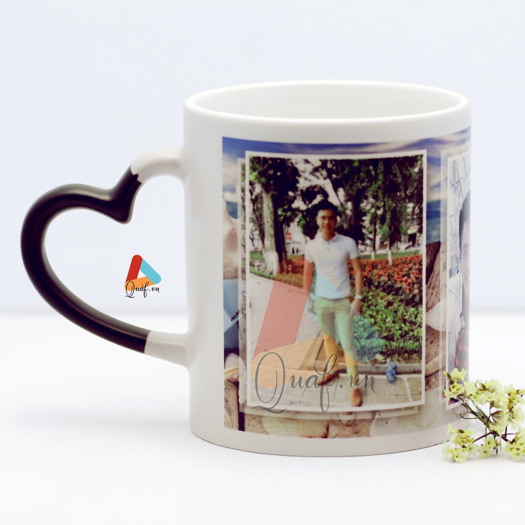 In ảnh lên CỐC ĐỔI MÀU quai tim