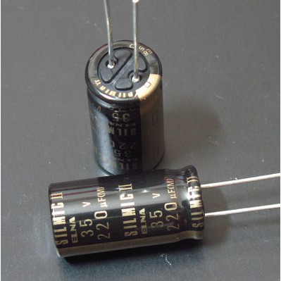 Tụ điện thân màu đen 220uF 35V