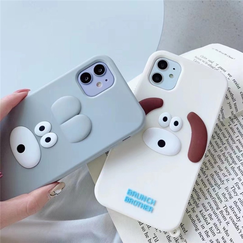 Ốp Lưng Silicone Hình Chú Thỏ Đáng Yêu Cho Iphone 13 12 Pro Max 12mini 11 Pro Max I6 6s 7 8 Plus X Xr Xs Max