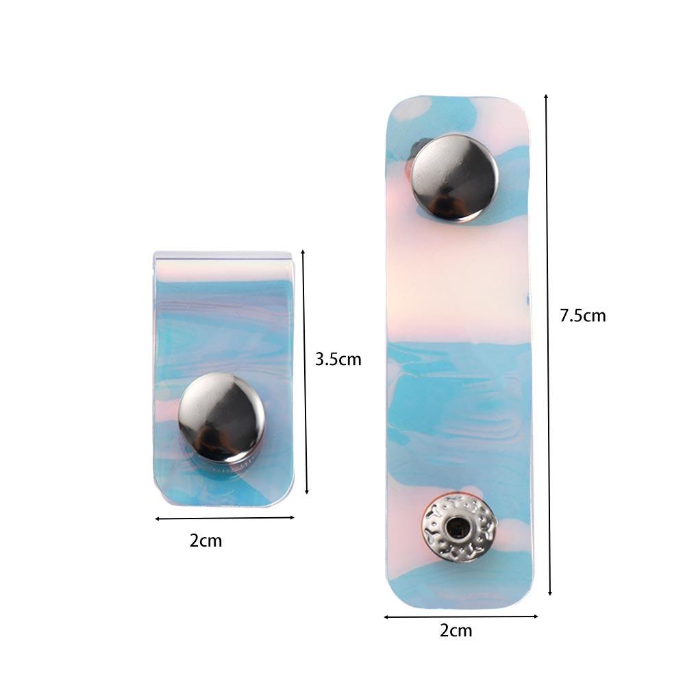 Kẹp Giữ Dây Cáp USB / Điện Thoại Màu Laser Trong Suốt TAYLOR1