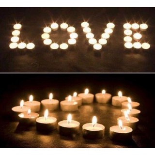 Combo 50 nến Nến Tealight Không Khói xếp hình trái tim , sinh nhật siêu hot