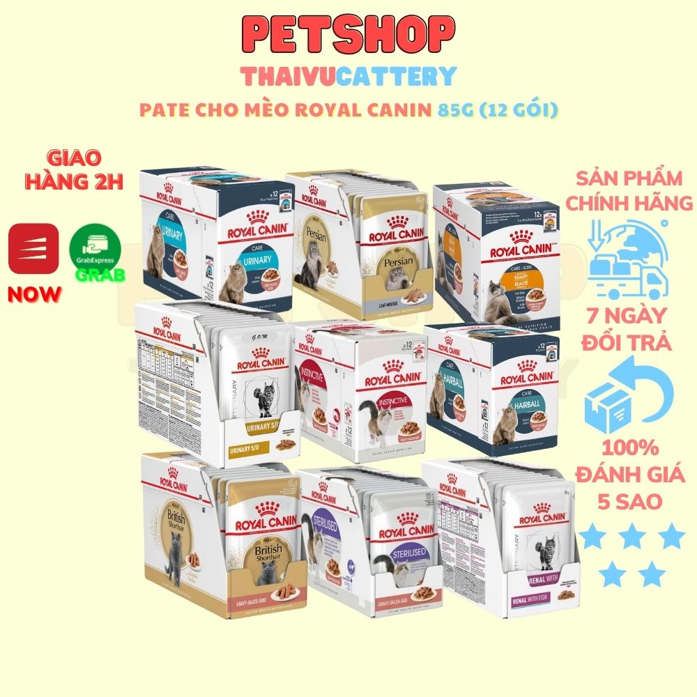 Pate Cho Mèo Royal Canin 85g (12 Gói)