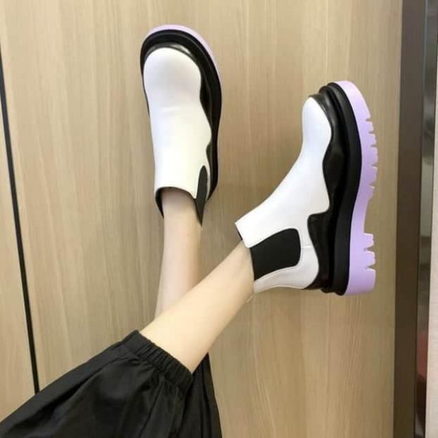 . [ Real] (ORDER) Boots ulzzang B15 đế tím hot trend . new new new . 2020 : Ad821 ❕ ↺ ♡