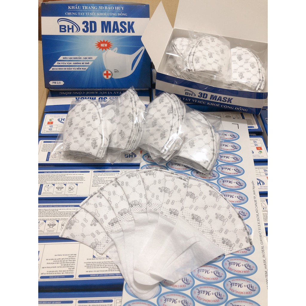 [Mã COSDAY giảm 8% đơn 150K] Hộp 50c]Khẩu Trang 3D Mask Trẻ Em Chính Hãng Công Ty(Size Cho bé từ 2 tuổi-Tiểu học) | BigBuy360 - bigbuy360.vn
