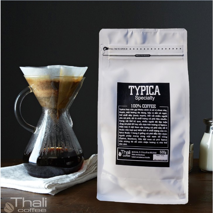 cà phê sạch nguyên chất moka typica 1 KG