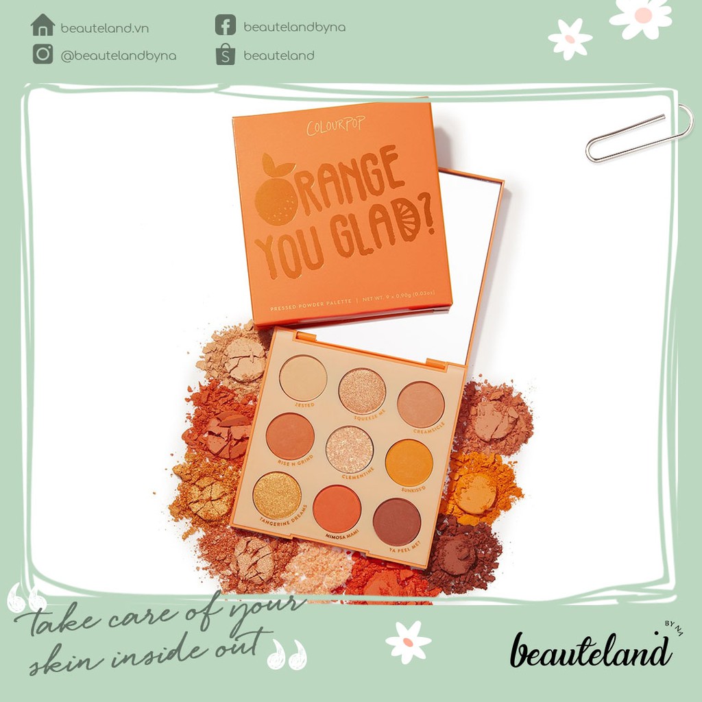 Bảng mắt Colourpop Orange You Glad Eye Palette