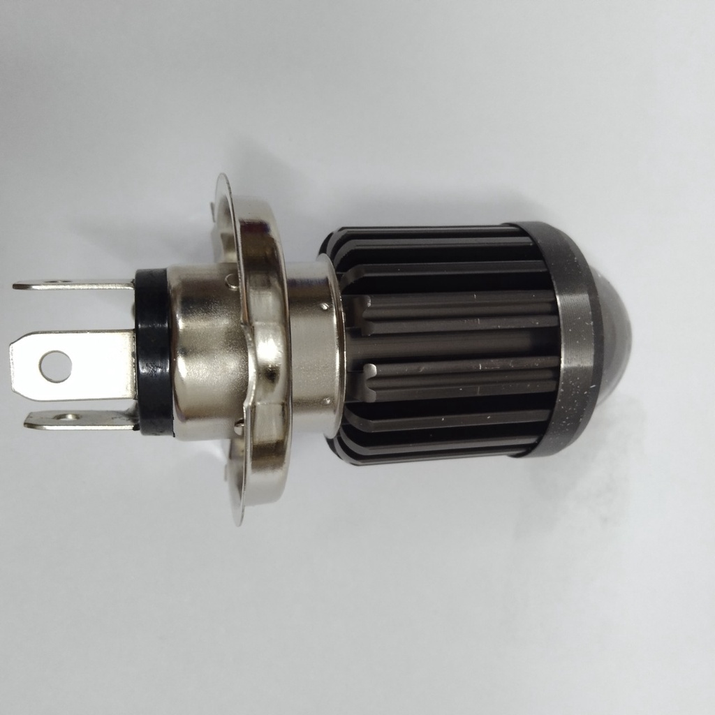 Đèn Pha Led Bi Cầu Sáng 2 Màu Trắng, Vàng Chân H4 Lắp Wave, Exciter ,Sirius, Lead ......