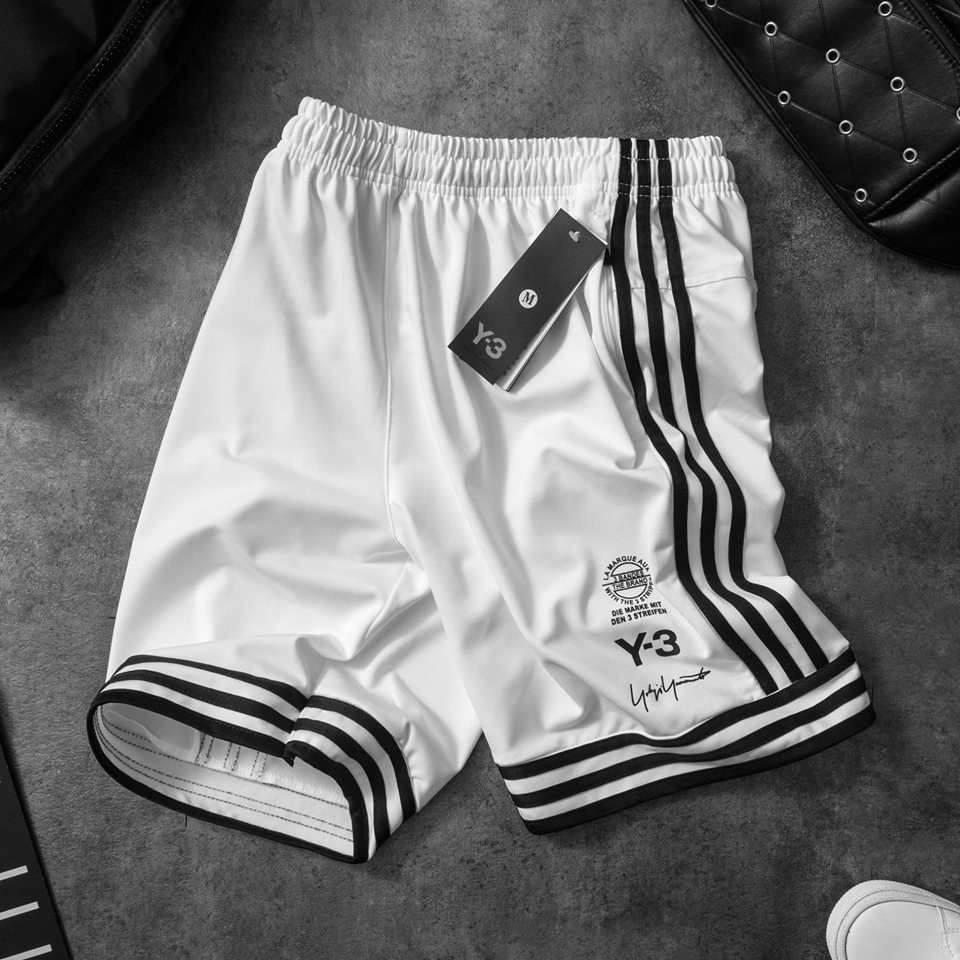 ❤️ VẢI LƯỚI MÈ - ẢNH THẬT ❤️ QUẦN SHORT THỂ THAO Y3 TẬP GYM VẢI LƯỚI MÈ MỀM NHẸ CO GIÃN, QUẦN ĐÙI LỮNG NAM NỮ ĐEN TRẮNG