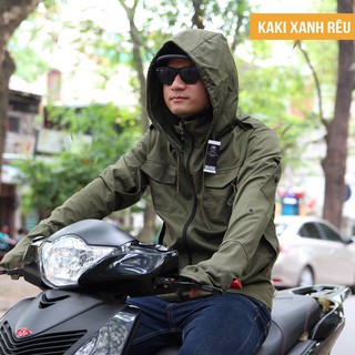 Áo chống nắng thời trang cho nam giới - Hàng Việt Nam Xuất Khẩu ( Xanh Rêu )