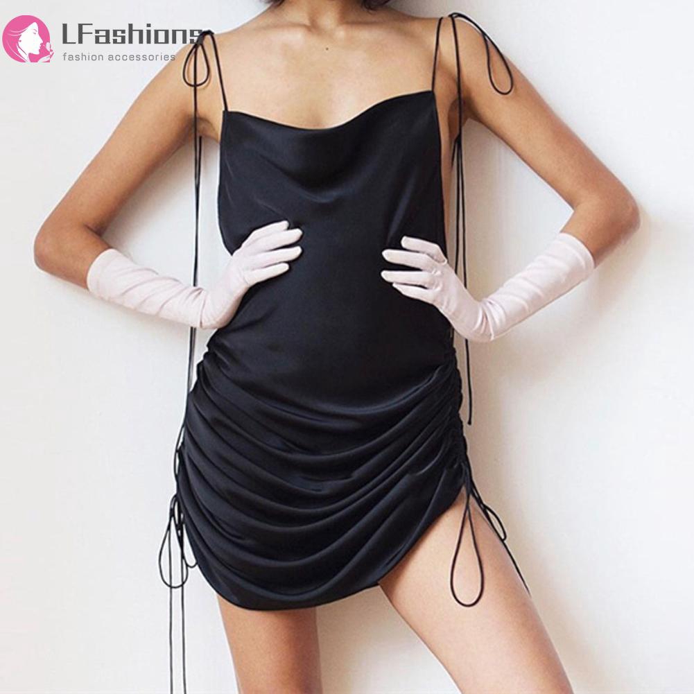 Đầm không tay màu trơn gợi cảm thời trang cho nữ | BigBuy360 - bigbuy360.vn