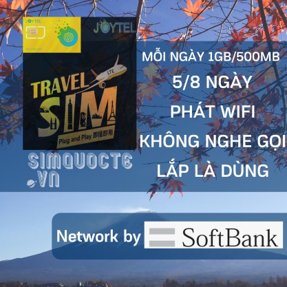 Sim Nhật Bản Tốc Độ Cao Trong 5 Hoặc 8 Ngày