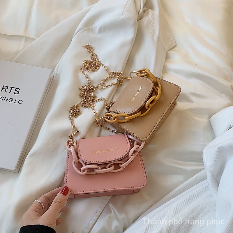 Túi đeo chéo hình vuông acrylic phong cách phương Tây mới dành cho phụ nữ 2022