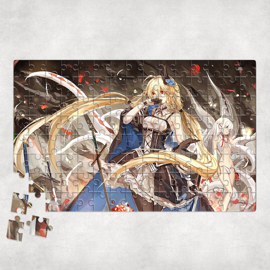 Tranh ghép hình A4, A5 Anime, xếp hình PIXIV FANTASIA - Mẫu 1