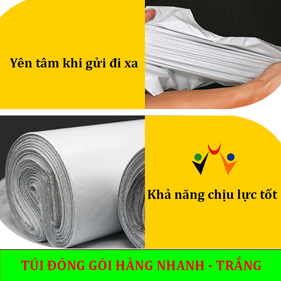 [RẺ NHẤT SHOPEE] - Túi Gói Hàng size 28x42 cm - MÀU TRẮNG BẠC (1 CUỘN) chống bóc hàng giá rẻ Hà Nội