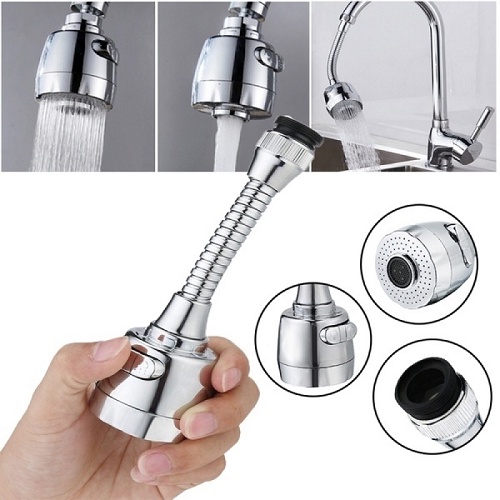 Đầu vòi lọc nước tăng áp.có thể xoay 360 độ tiện dụng