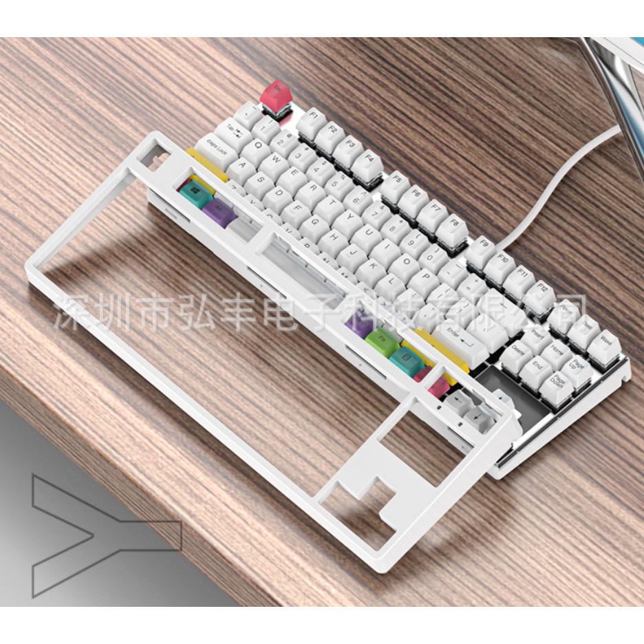 Bàn phím cơ NK-100 Keycap PBT có Hotswap