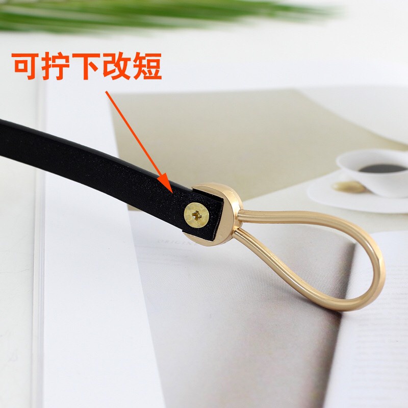 Thắt Lưng Da Pu Khóa Kim Loại Tròn Thiết Kế Thời Trang Cho Nữ, dai váy áo thanh lịch