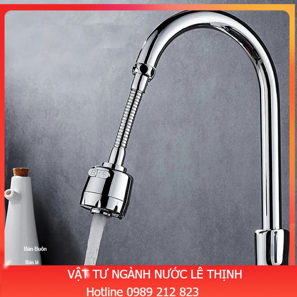 Đầu Nối Vòi Nước Chậu Rửa Chén Bát Xoay 360