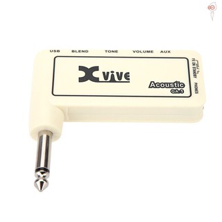 X&S Mini Rechargeable Electric Guitar Plug Headphone Amp Amplifier Original Sound