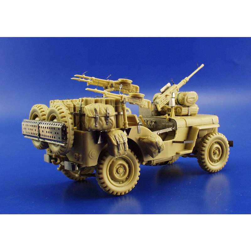 Mô hình lắp ráp quân sự Anh 1/35 SCALE British Special Air Service JEEP S.A.S 35033  - GDC