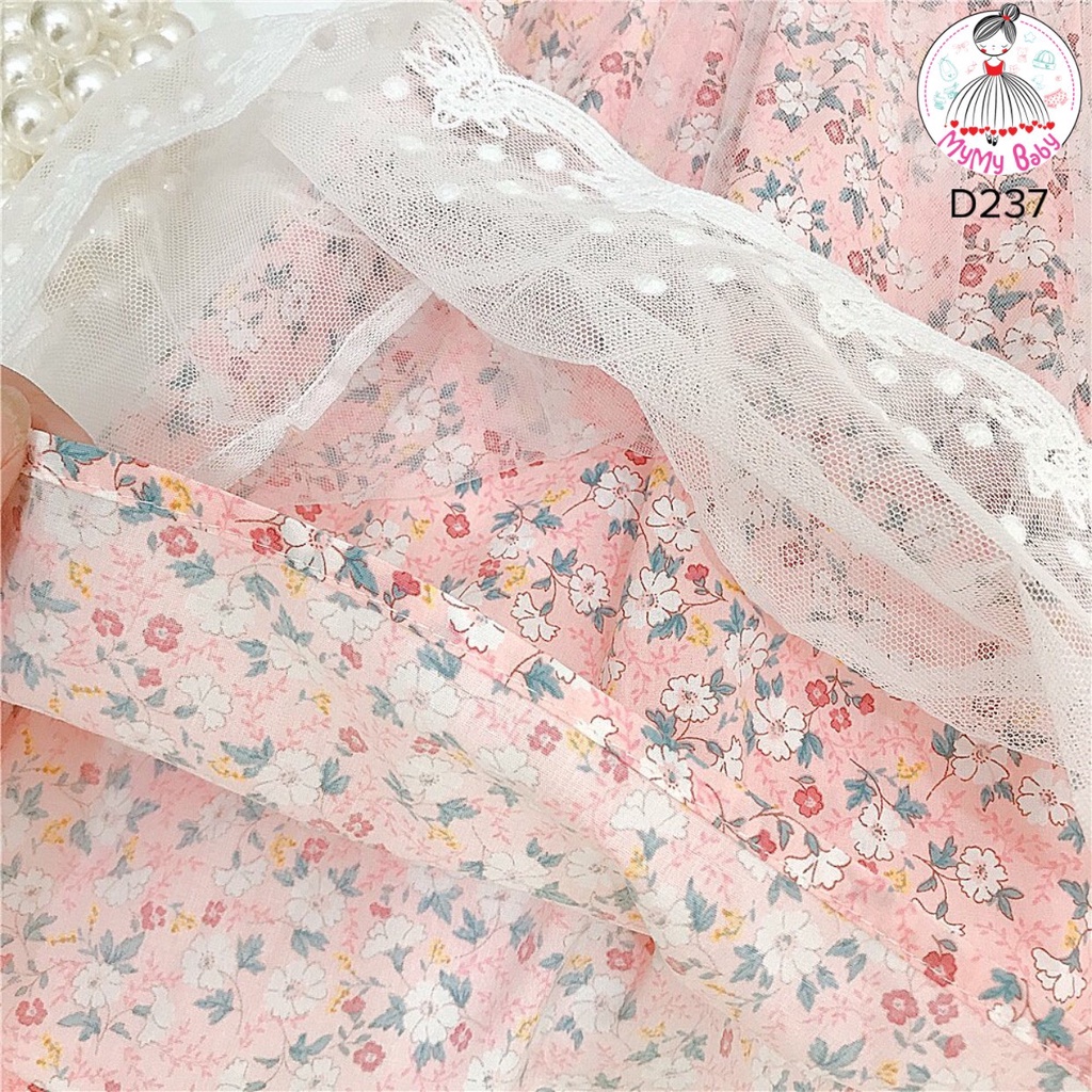 Đầm ren hoa hồng