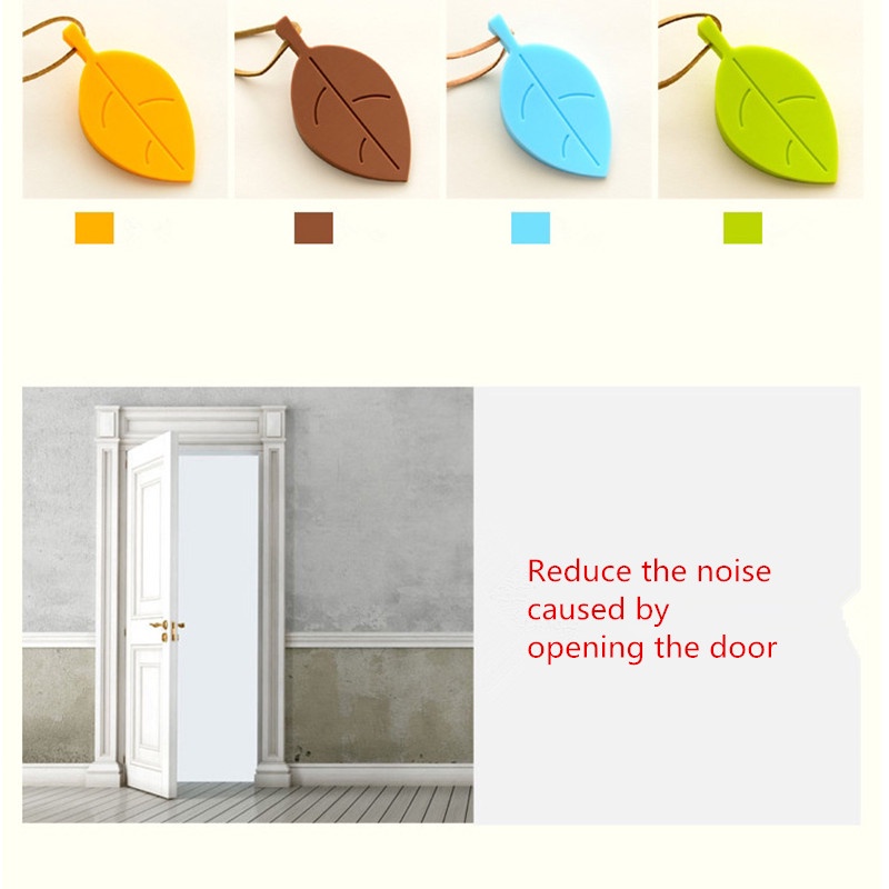 Dụng Cụ Chặn Cửa Bằng Silicone 4 Màu Chống Kẹp Tay An Toàn Cho Bé