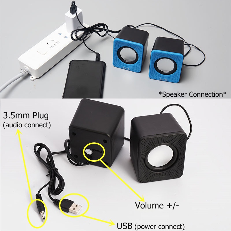Loa Chơi Game HiFi Loa Máy Tính Có Điều Chỉnh Âm Lượng Loa USB Có Dây 3D Loa Chơi Game Loa HiFi Cổng Loa Siêu Trầm