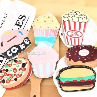 Ví mini kiêm móc khóa đồ ăn/ phú kiện treo túi tiện ích