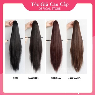 Tóc giả nữ😀😀FREESHIP😀 tóc ngoặm thẳng bấm chân tóc, n43