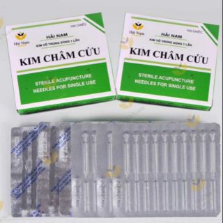 Kim châm cứu hải nam số 5 hộp 100 kim