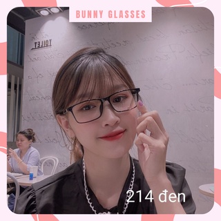 Gọng kính cận 214 siêu dẻo hàn dáng vuông đủ màu sắc gọng kính Bunny