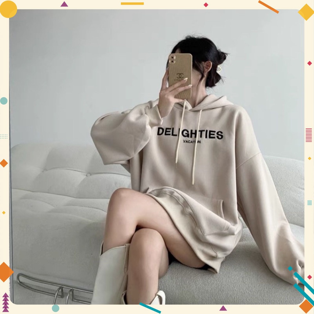 Áo hoodie nam nữ form rộng unisex màu Be có mũ thời trang ulzzang hàn quốc | WebRaoVat - webraovat.net.vn