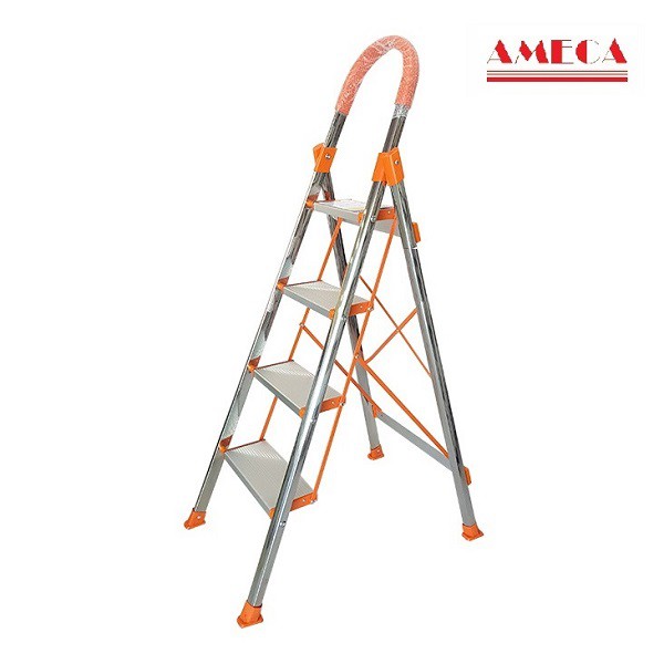 Thang ghế inox 4 bậc Ameca AMG-04
