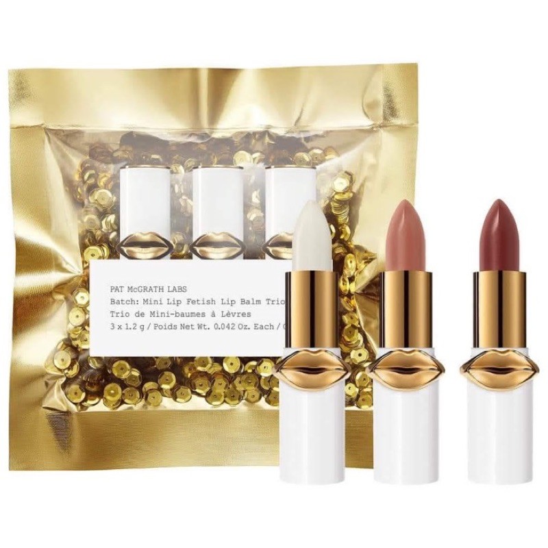 Set 3 Son Dưỡng Lip Fetish Mini Pat McGrath Labs (Có sẵn - Bill Mỹ)