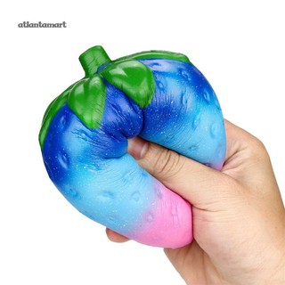 Starry Sky Strawberry Slow Rising Stress Relief Squishy Squeeze Toy Xmas Gift