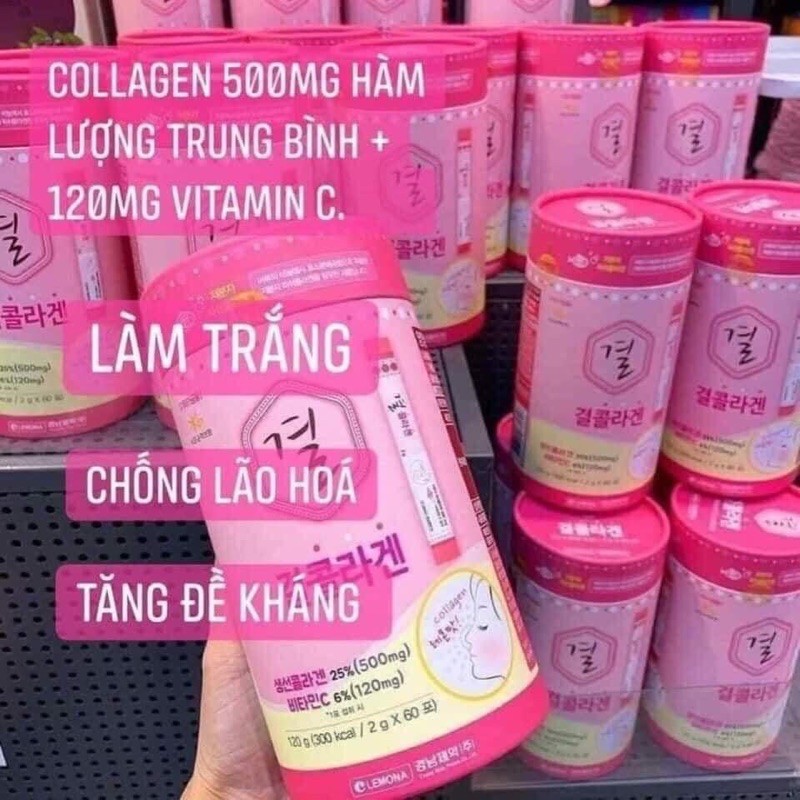 Hộp in hình collagen lemona tươi mẫu mới nhất