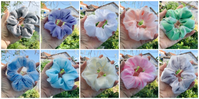 Cột tóc SCRUNCHIES bridal 2 lớp cực đẹp