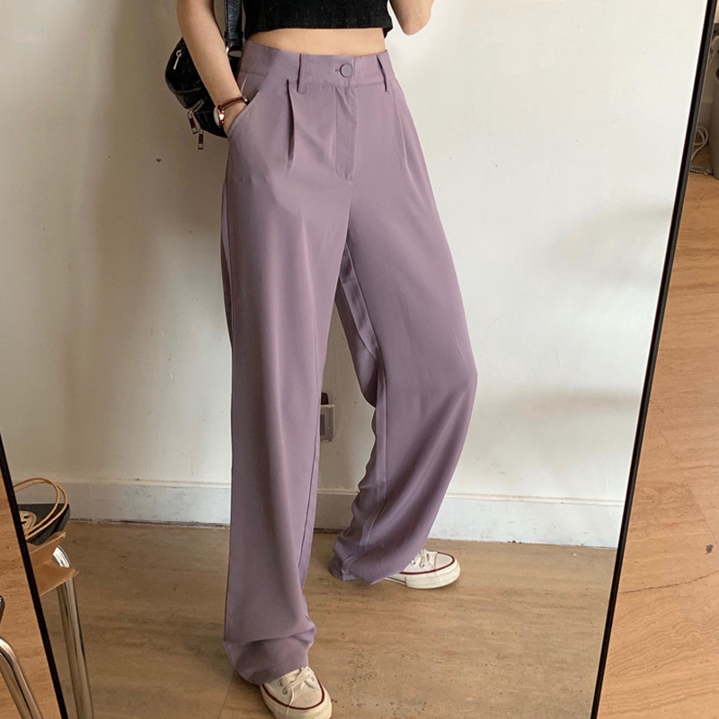 IELGY    Quần Dài Lưng Cao Dáng Ôm Thời Trang Cho Nữ