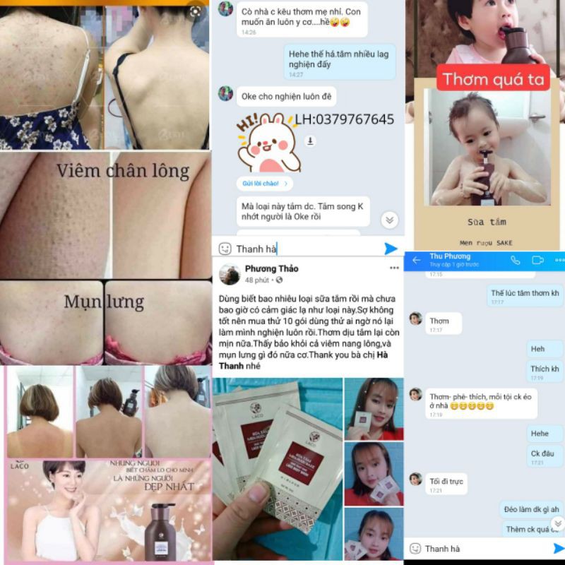 Gói test sữa tắm men rượu sake (Laco) | BigBuy360 - bigbuy360.vn