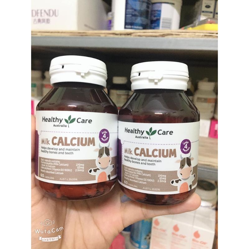 canxi sữa ,MIlk Calcium Healthy care 60 viên Úc