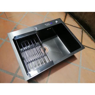 Chậu rửa bát 1 hố Nano 45*40cm
