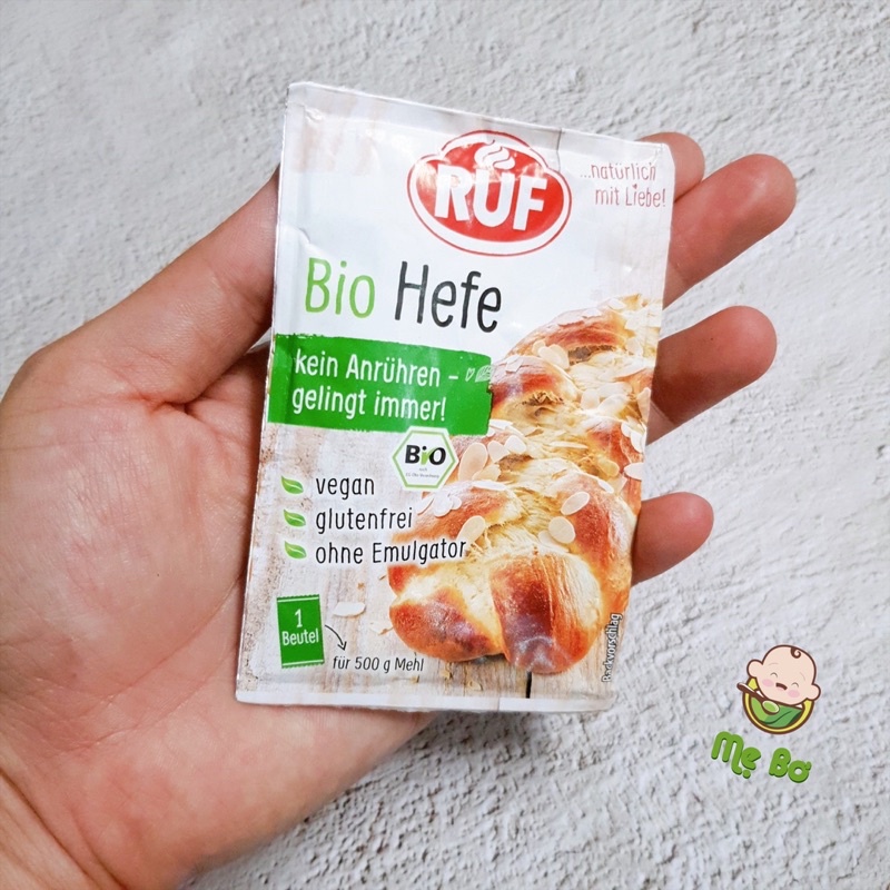 [RUF] MEN NỞ HỮU CƠ RUF 9g LÀM BÁNH BAO, BÁNH MÌ GỐI, HOA CÚC.. DATE 7/22