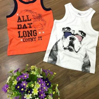 Combo 5 áo ba lỗ xuất dư bé trai