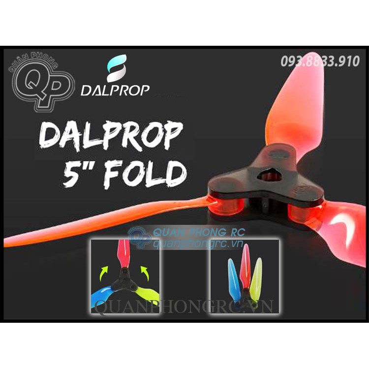 Cánh Xếp Dalprop Fold 5.1&quot; F5 Folding Propellers (2 Cặp)