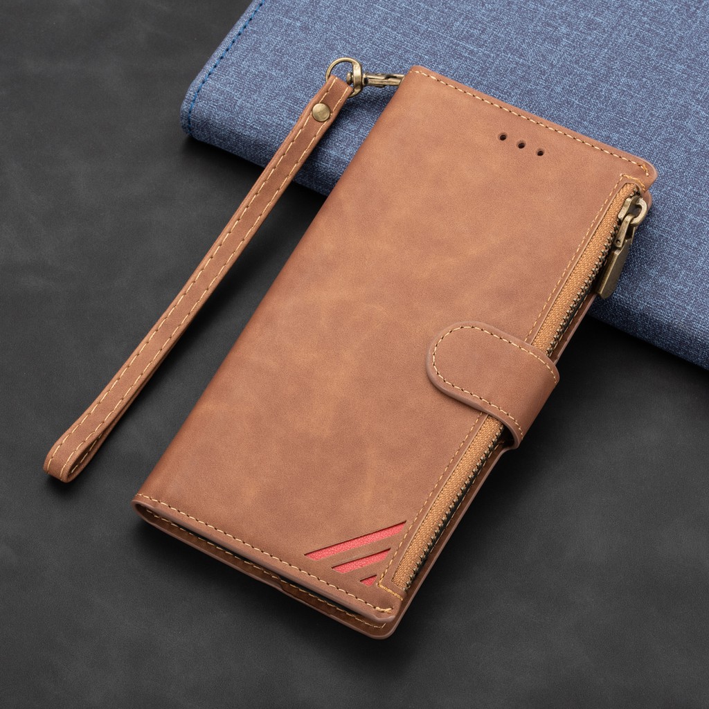 Bao da điện thoại PU chống sốc dạng ví nắp lật cho Samsung Galaxy A70 A70S A50 A50S A30S A30 A20 A20S A20E A10E A10S A10 M10S M10 S7 Edge | BigBuy360 - bigbuy360.vn