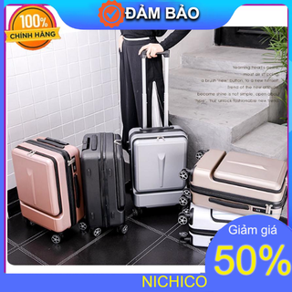 Valy kéo du lịch có ngăn đựng laptop riêng,vali kéo du lịch size 24 có khóa hải quan
