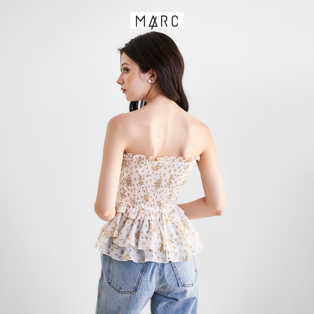 Áo ống nữ MARC FASHION smocking form peplum FALH0426