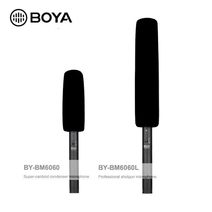 BOYA BY-BM6060 & BOYA BY-BM6060L - Mic Shotgun cổng XLR 3 chân - Hàng Chính Hãng